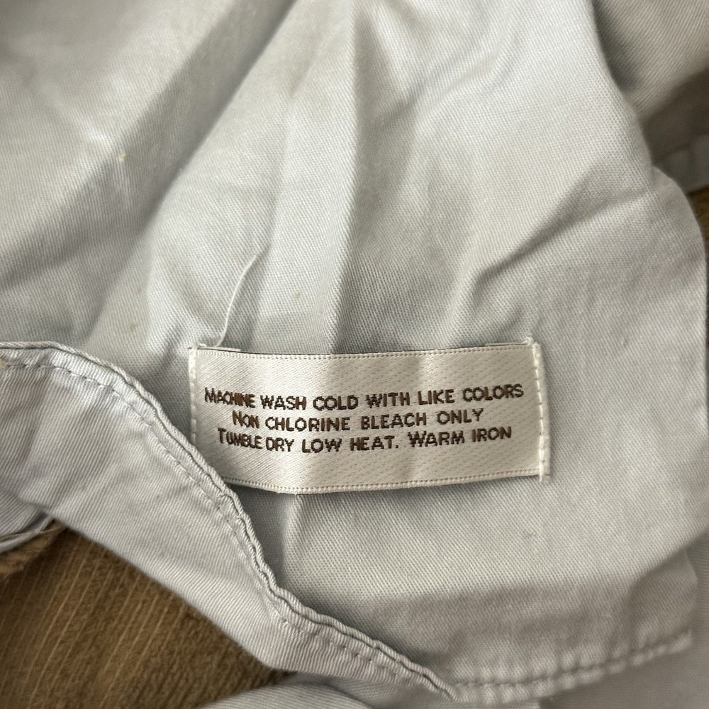 Peter Millar NanoLuxe Corduroy Pants Tan Camel Flat Front Straight 38x32 - Picture 6 of 7